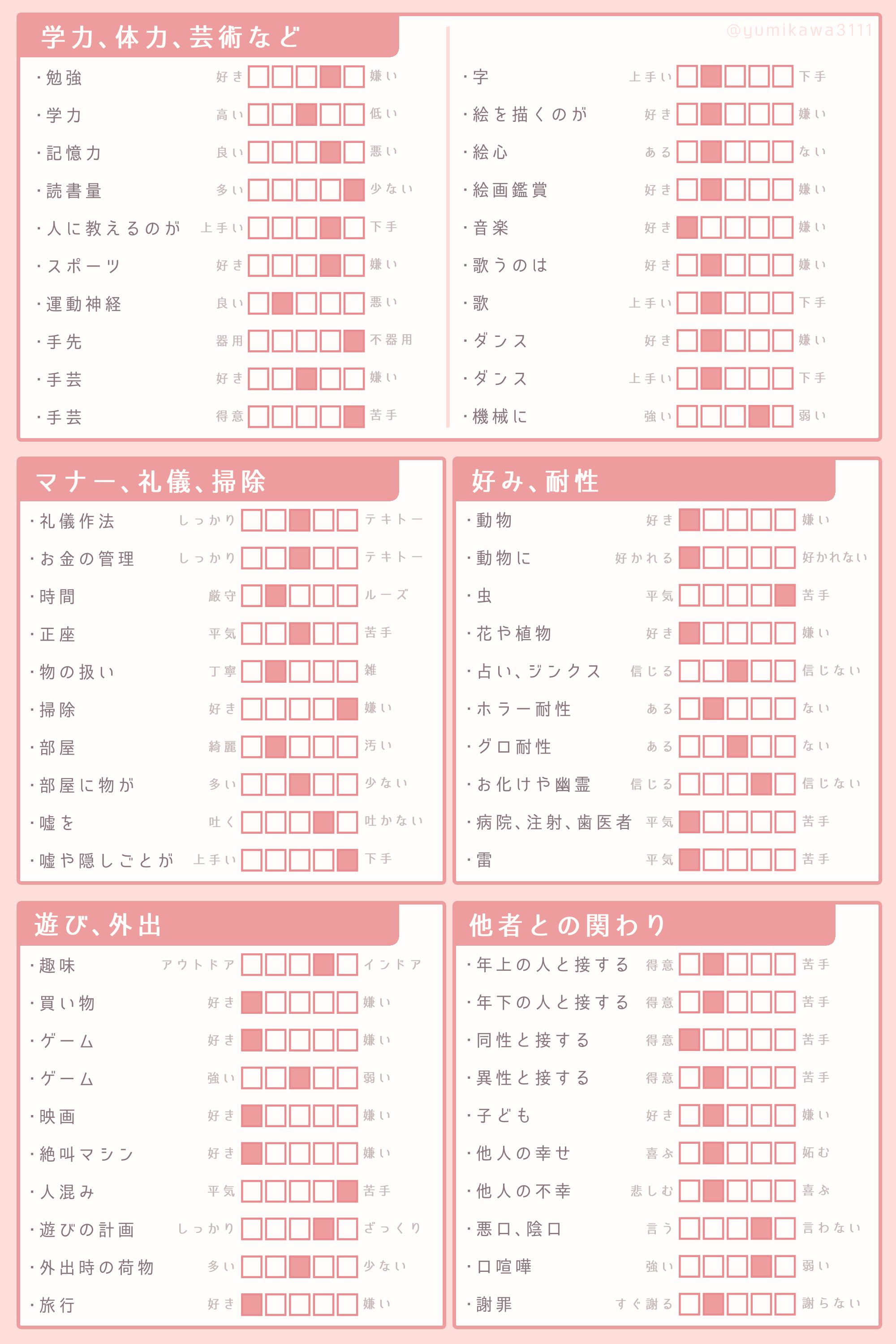 二ツ坂まいの超詳細設定３